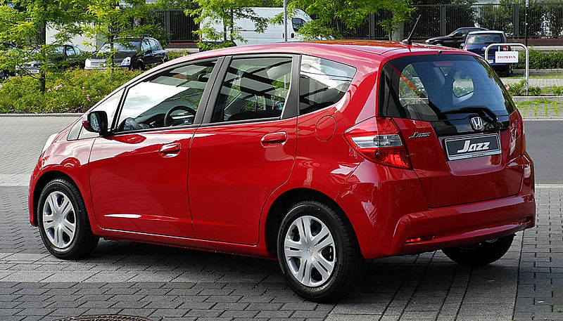 File:Honda Jazz 1.4 i-VTEC Trend (III, Facelift) – Heckansicht, 26. Juni 2011, Düsseldorf.jpg