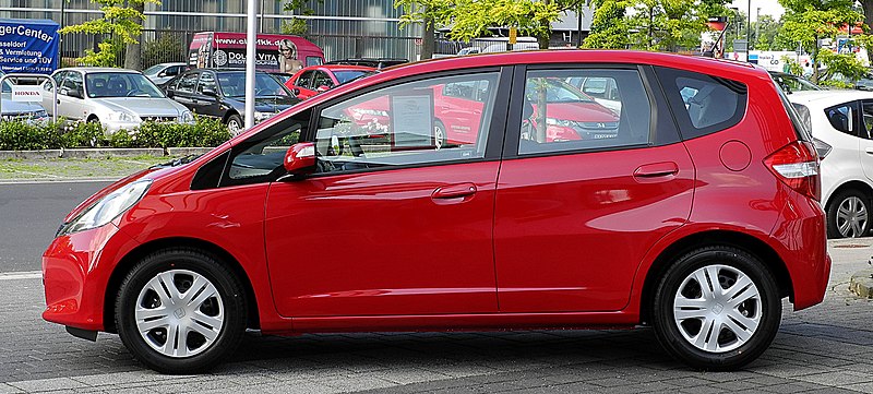 File:Honda Jazz 1.4 i-VTEC Trend (III, Facelift) – Seitenansicht, 26. Juni 2011, Düsseldorf.jpg