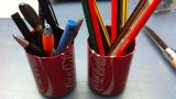 coke can pencil holder