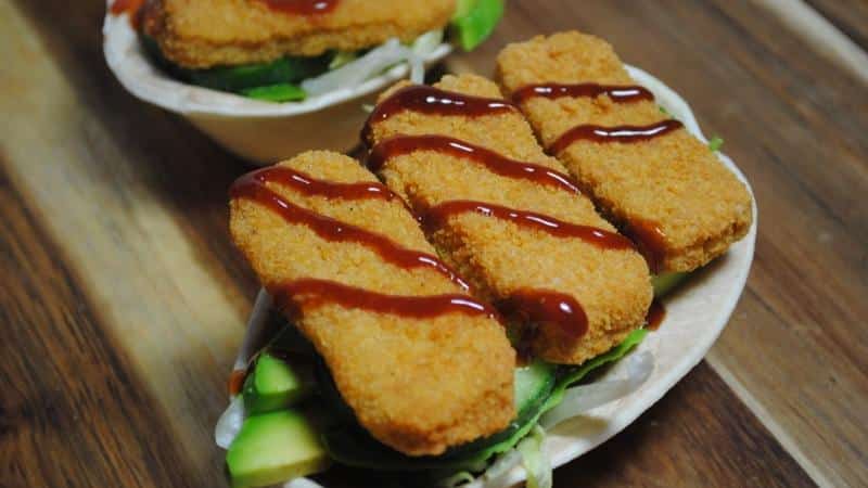 Fish Finger Taco Boats